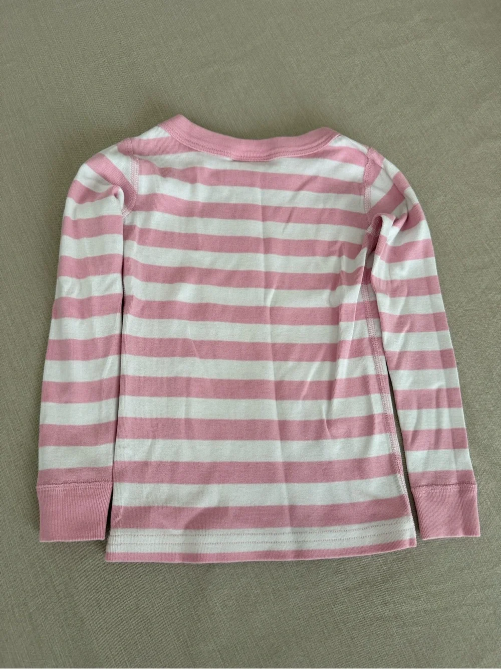 Hanna Andersson Pink Striped Pajama Set